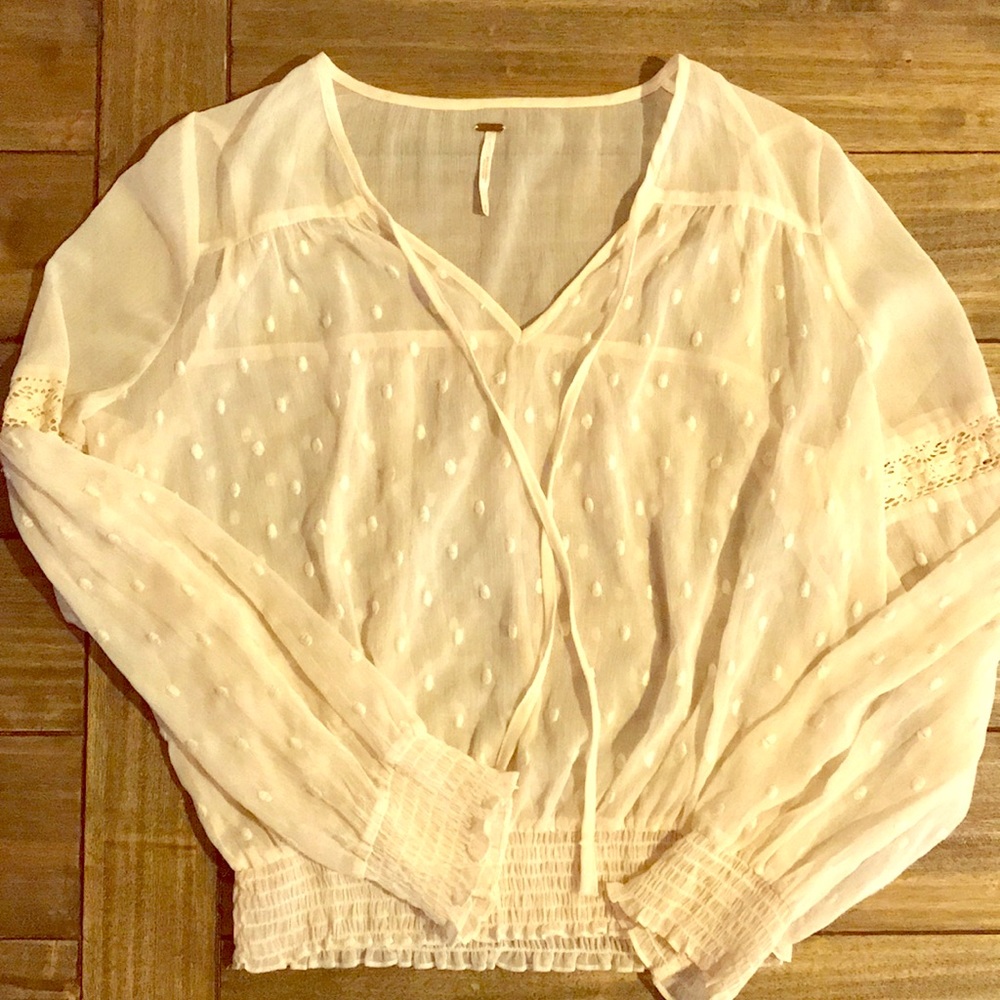 Free people romantic top